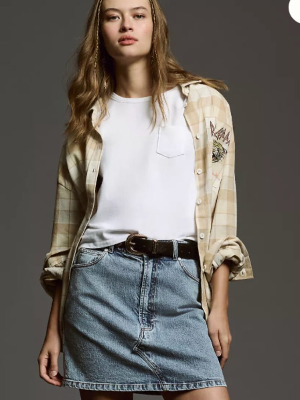 💜 Pilcro Denim Mini Skirt 💜
